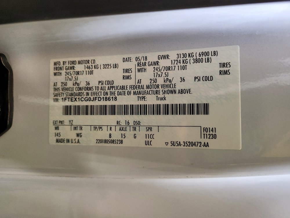 Used 2018 Ford F150 XL w/ Equipment Group 101A Mid image 33