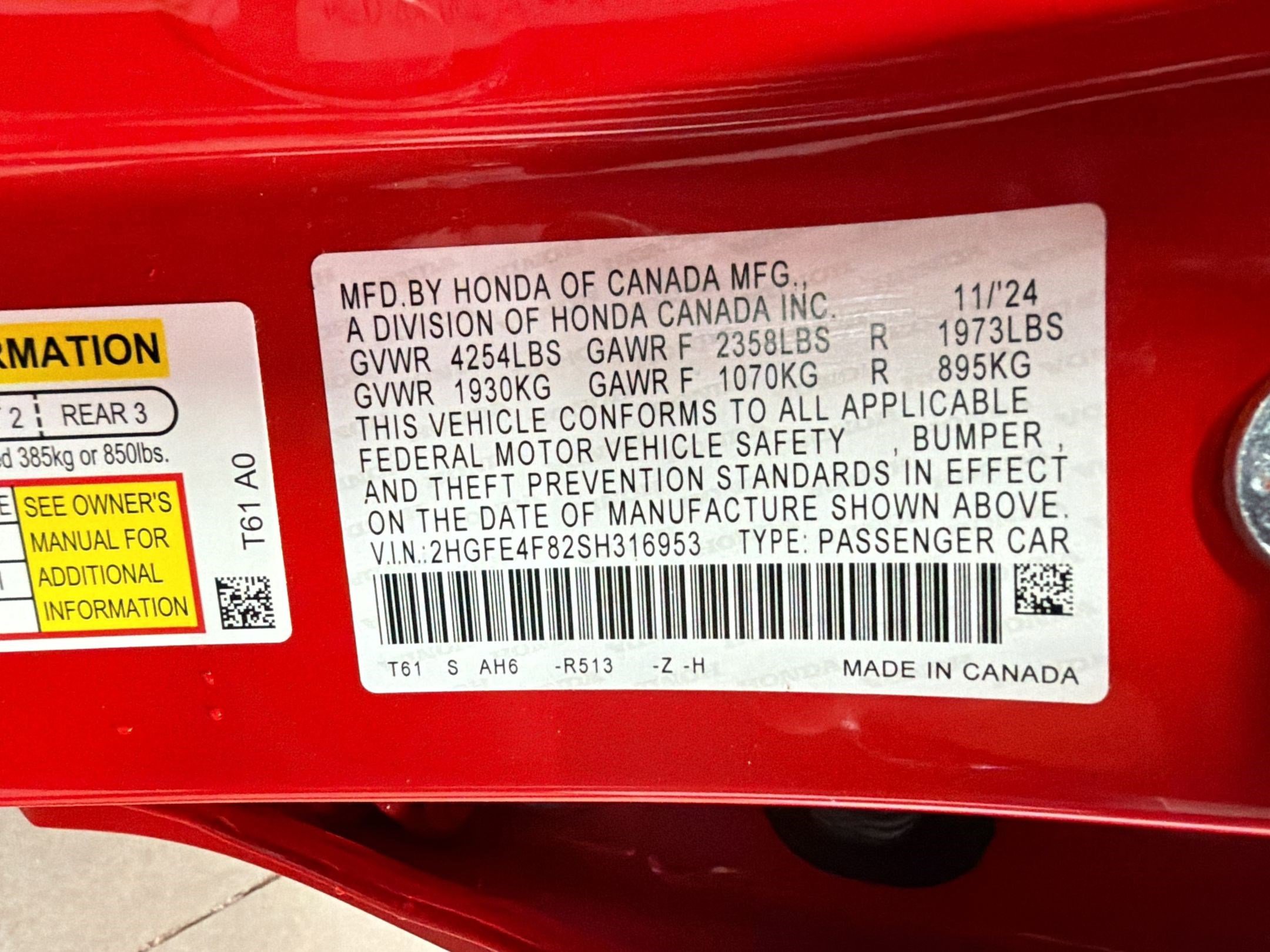 Used 2025 Honda Civic FWD Hybrid Sedan image 18