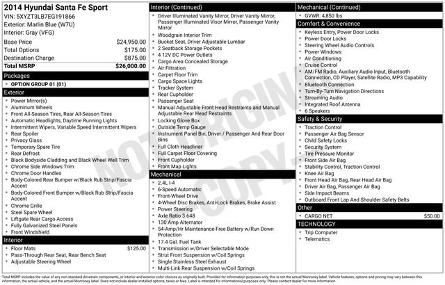 Used 2014 Hyundai Santa Fe Sport FWD image 18