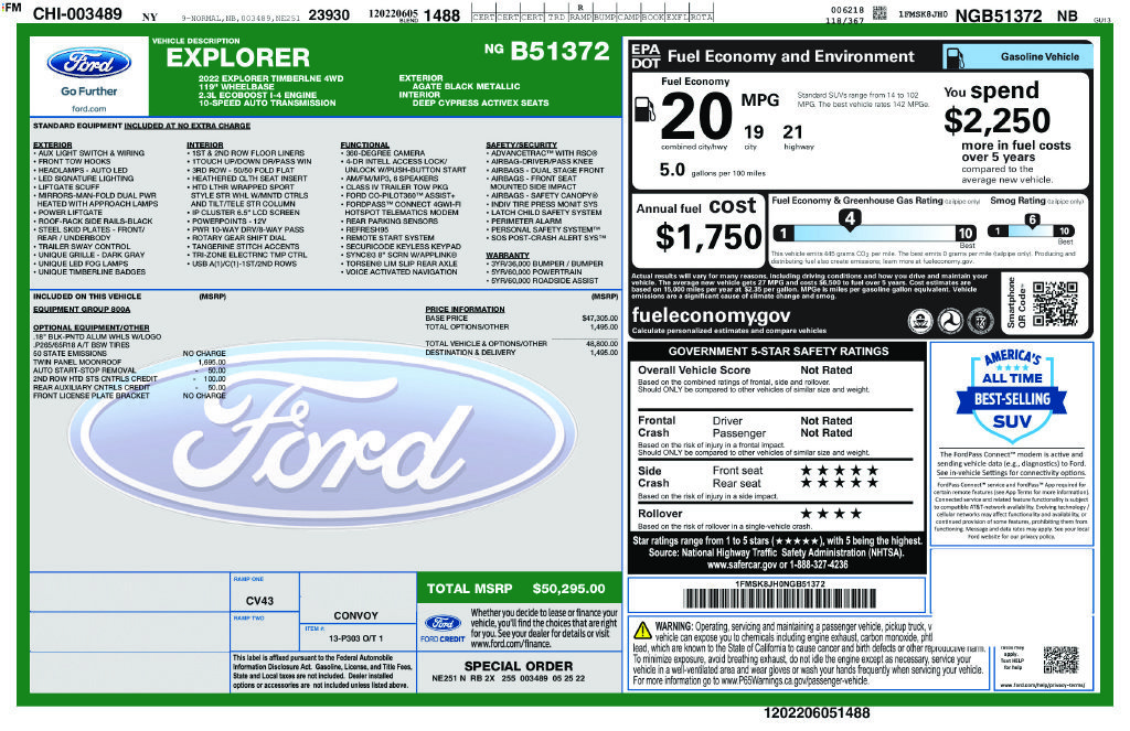 Used 2022 Ford Explorer Timberline AWD/4WD image 4