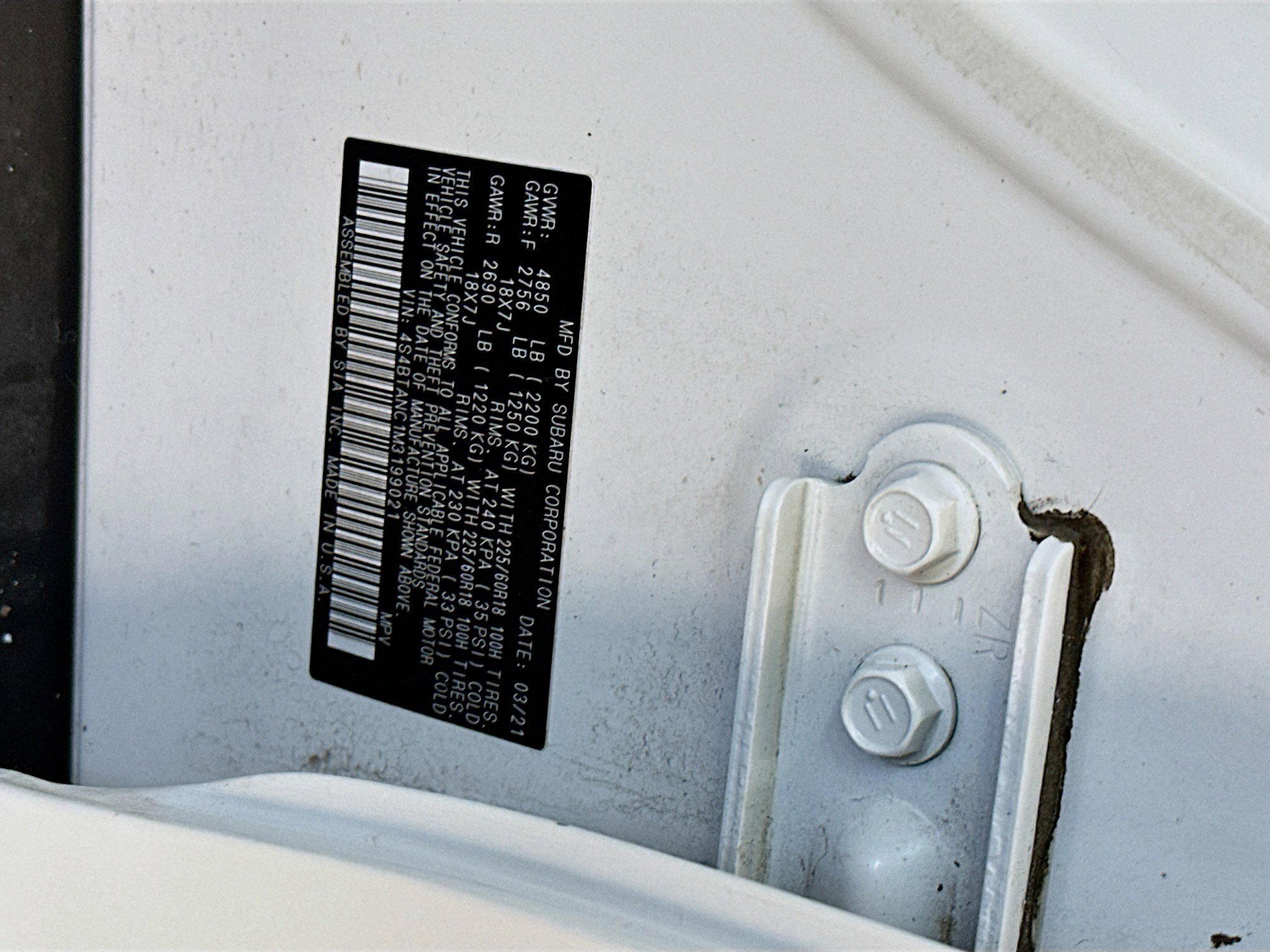 Used 2021 Subaru Outback Limited w/ Popular Package #2 image 12