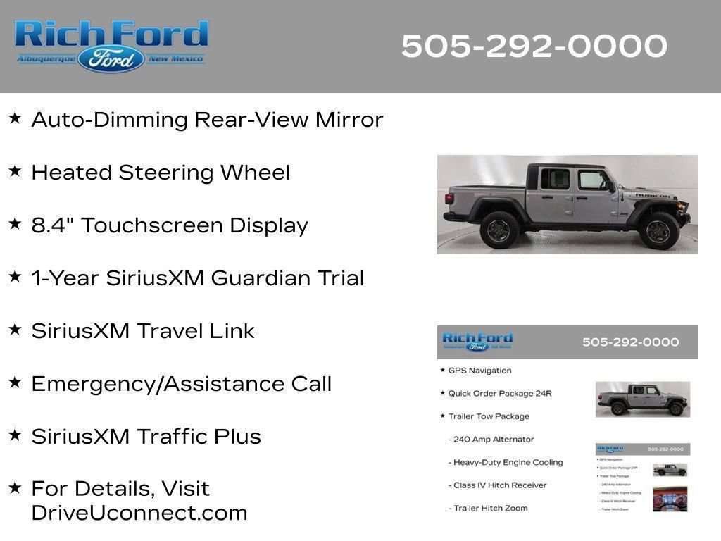 Used 2021 Jeep Gladiator Rubicon AWD/4WD image 65