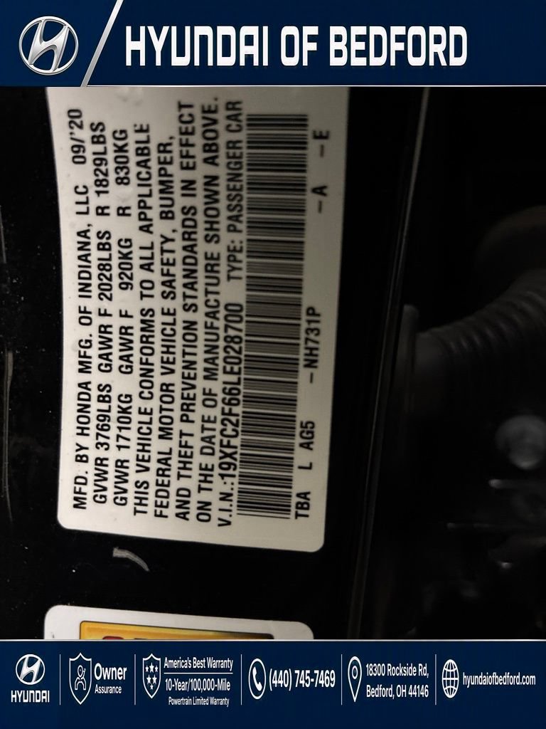 Used 2020 Honda Civic LX image 15