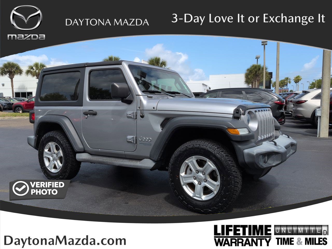 Used 2020 Jeep Wrangler Sport AWD/4WD image 1