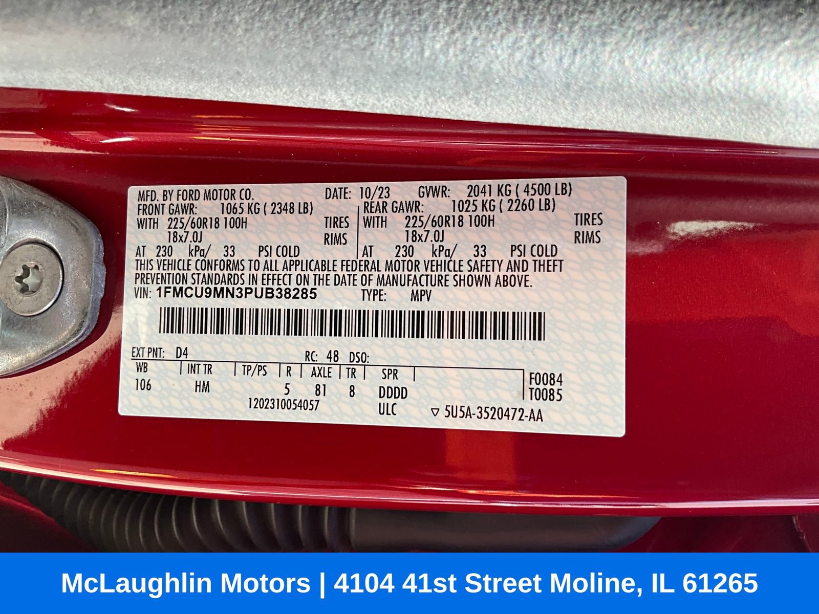 Used 2023 Ford Escape ST-Line w/ Tech Pack #1 image 20