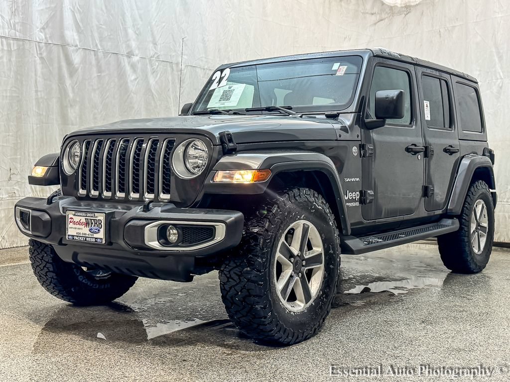 Used 2022 Jeep Wrangler Unlimited Sahara w/ Safety Group AWD/4WD image 2