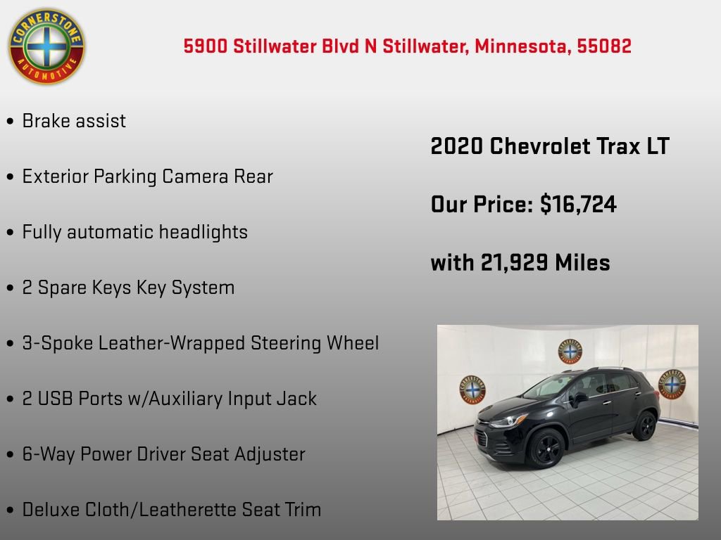 Used 2020 Chevrolet Trax LT w/ LT Convenience Package FWD image 15