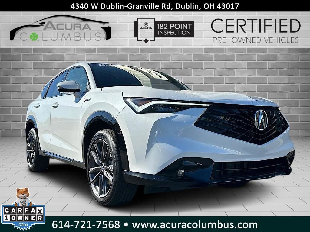 Certified 2025 Acura ADX A-Spec