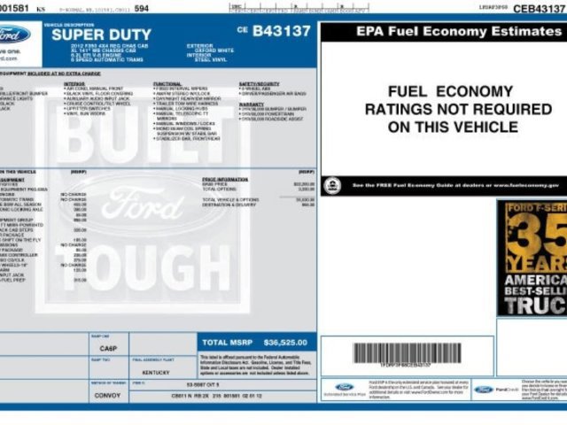 Used 2012 Ford F350 XL w/ PWR Equipment Group AWD/4WD image 37