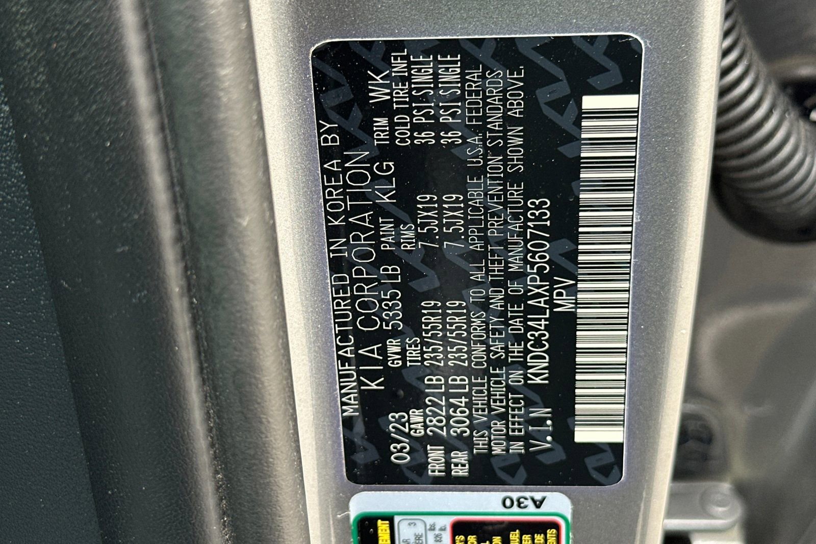 Used 2023 Kia EV6 Wind w/ Wind Technology Package image 34