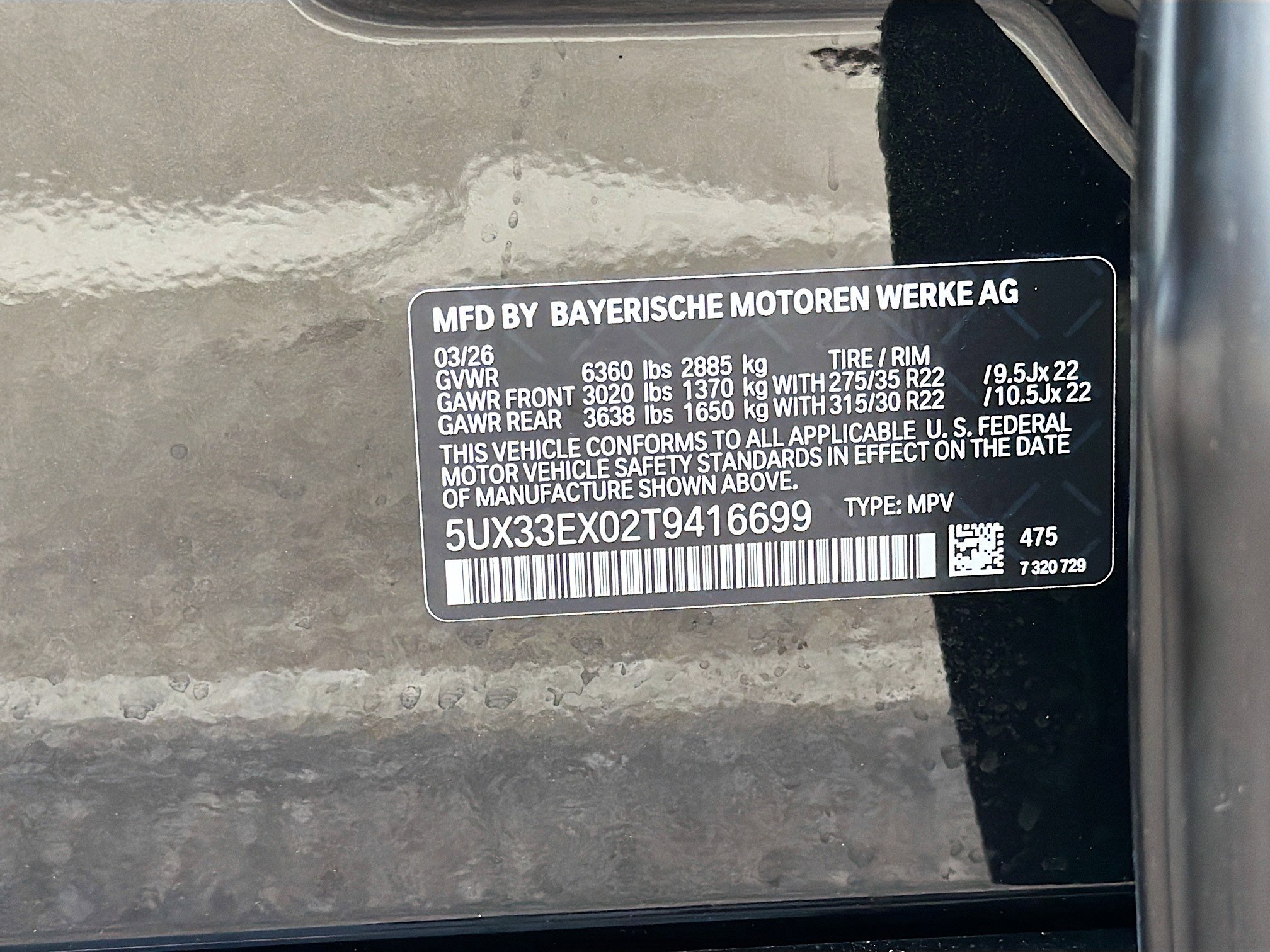 New 2026 BMW X6 xDrive40i image 44