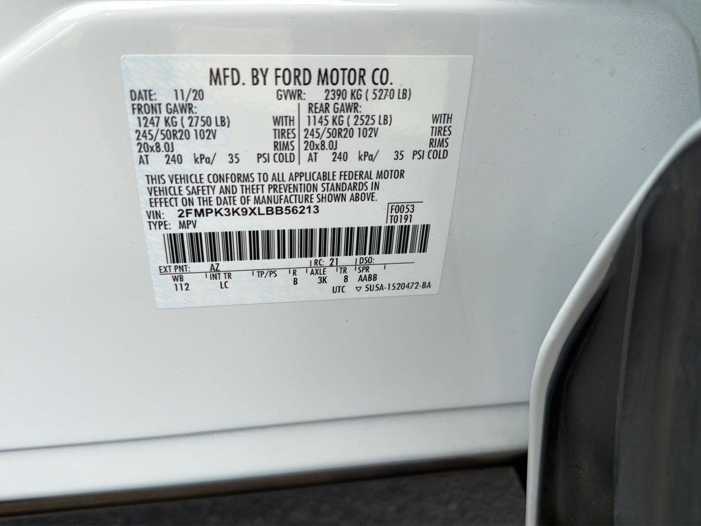 Used 2020 Ford Edge Titanium FWD image 45