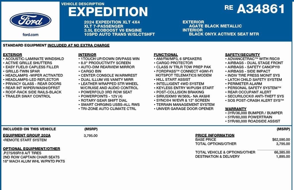 Used 2024 Ford Expedition XLT image 2