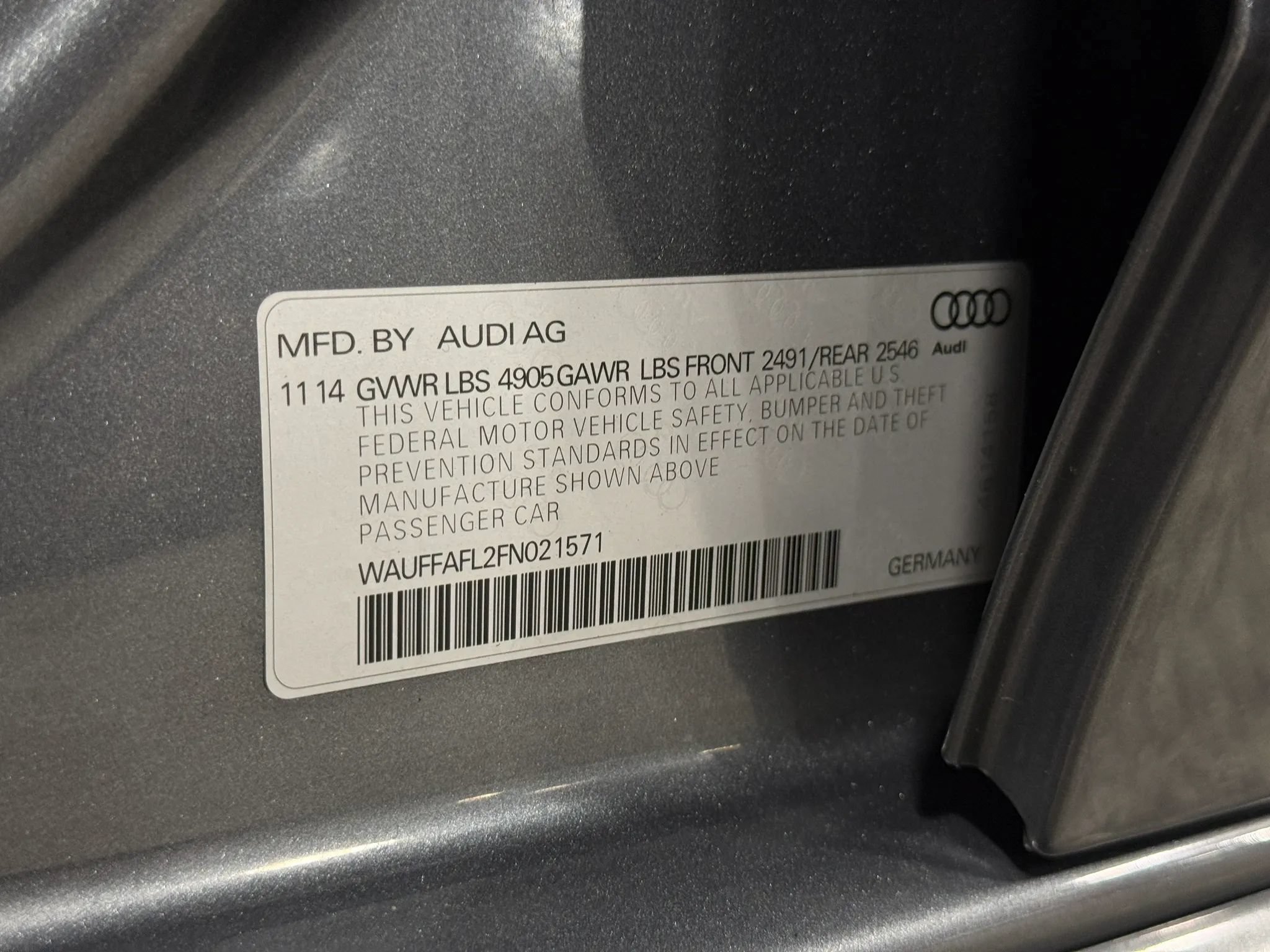 Used 2015 Audi A4 2.0T Premium Plus w/ Technology Package AWD/4WD image 77