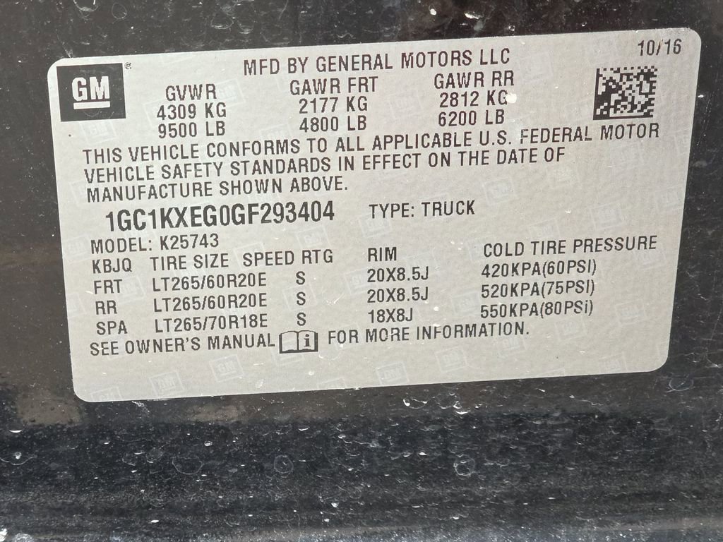 Used 2016 Chevrolet Silverado 2500 High Country image 15