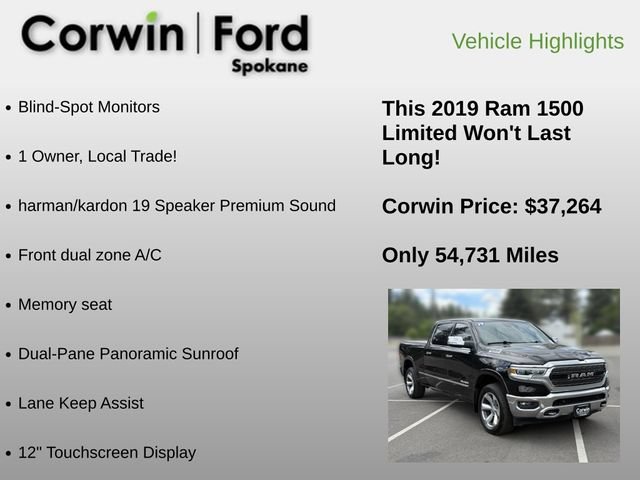Used 2019 RAM 1500 Limited AWD/4WD image 6