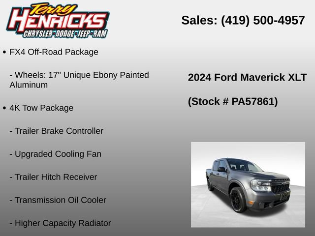 Used 2024 Ford Maverick XLT w/ XLT Luxury Package AWD/4WD image 23