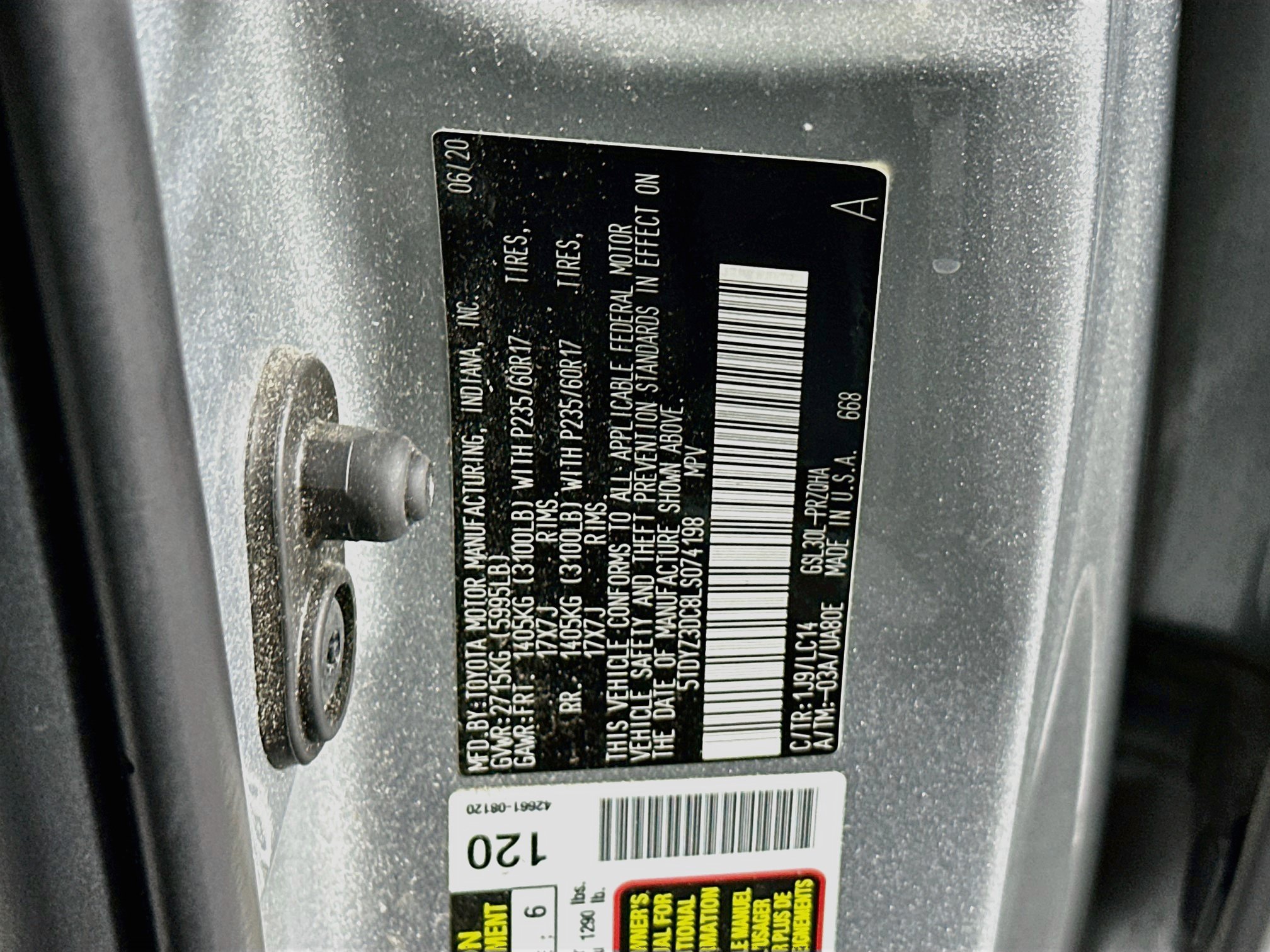 Used 2020 Toyota Sienna XLE Premium FWD image 12