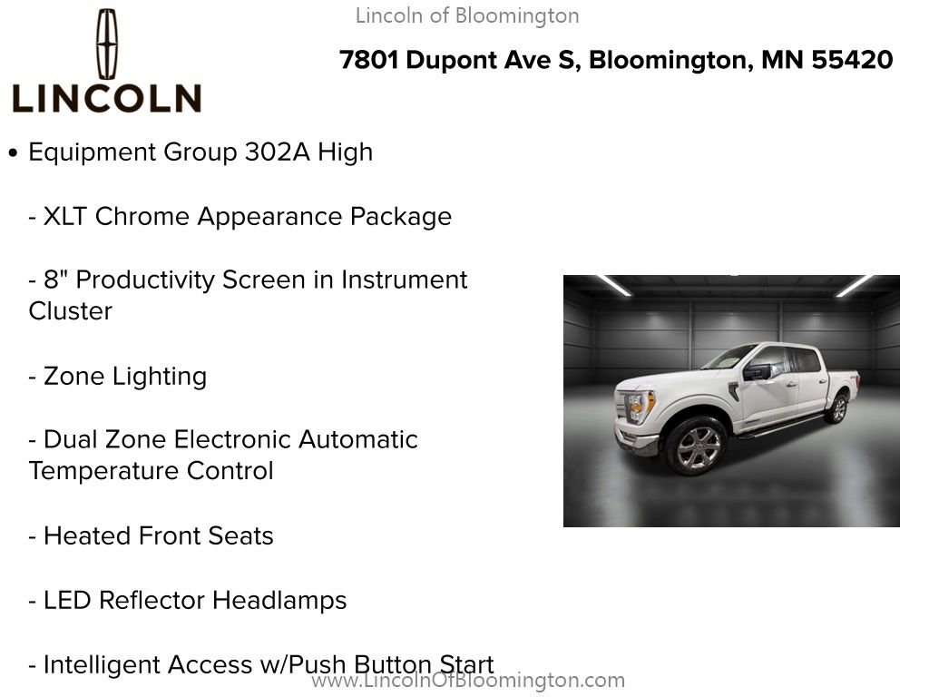 Used 2023 Ford F150 XLT w/ Equipment Group 302A High image 9