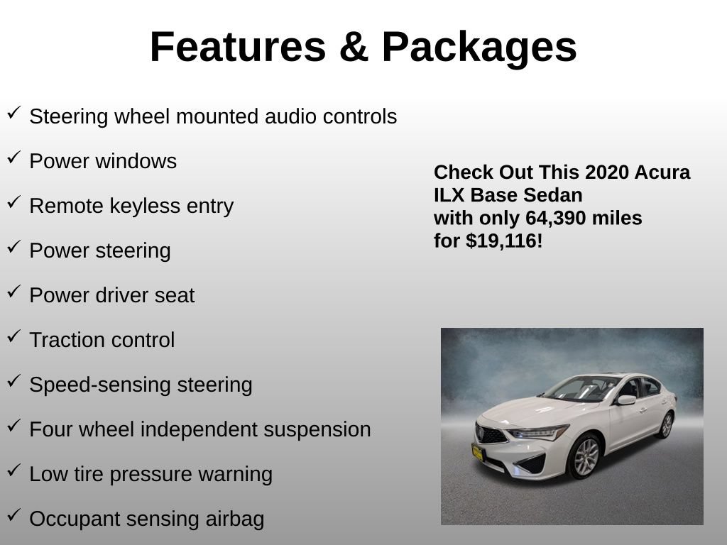 Used 2020 Acura ILX FWD image 8