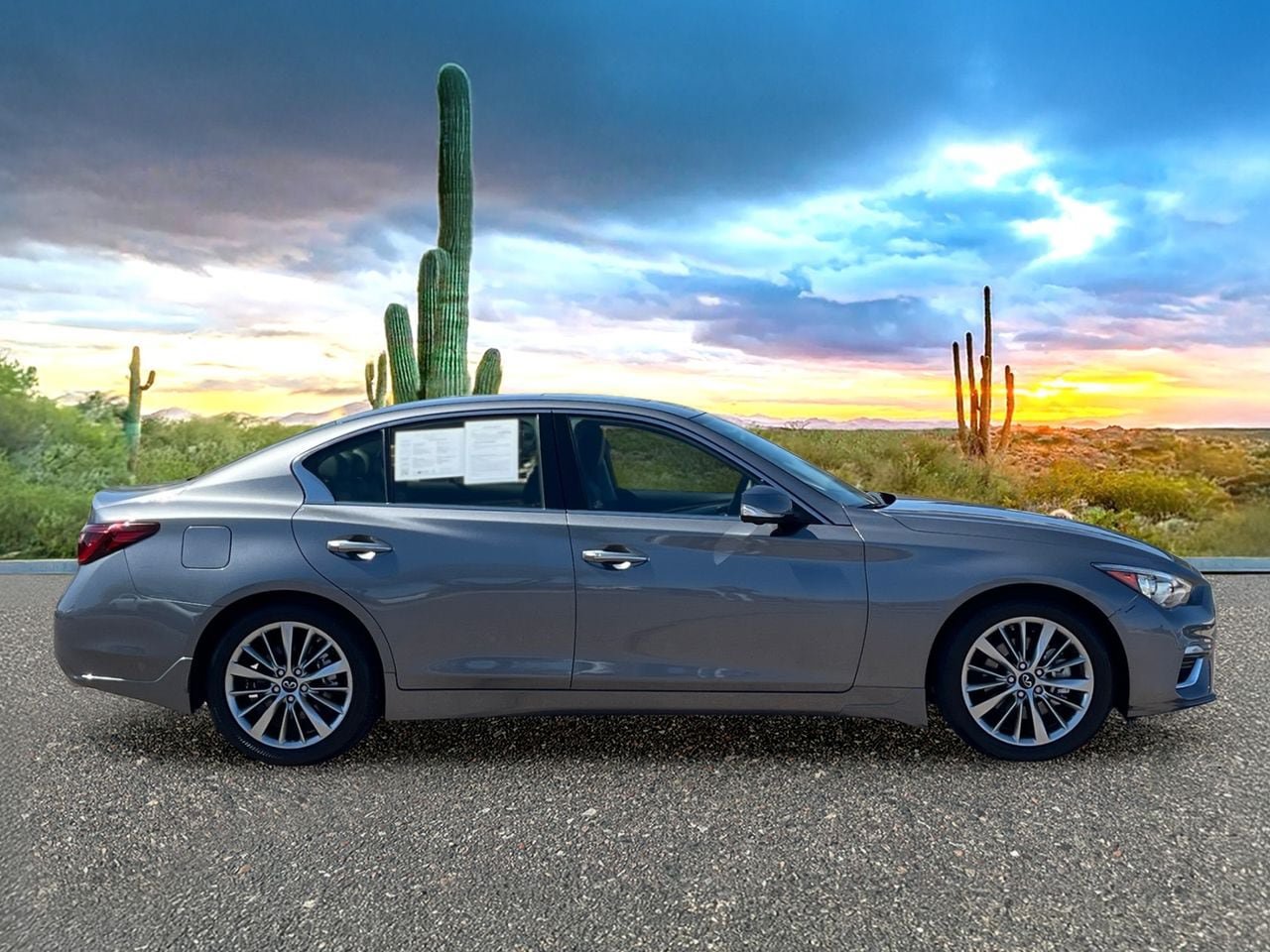 Certified 2023 INFINITI Q50 Luxe w/ Cargo Package RWD image 6