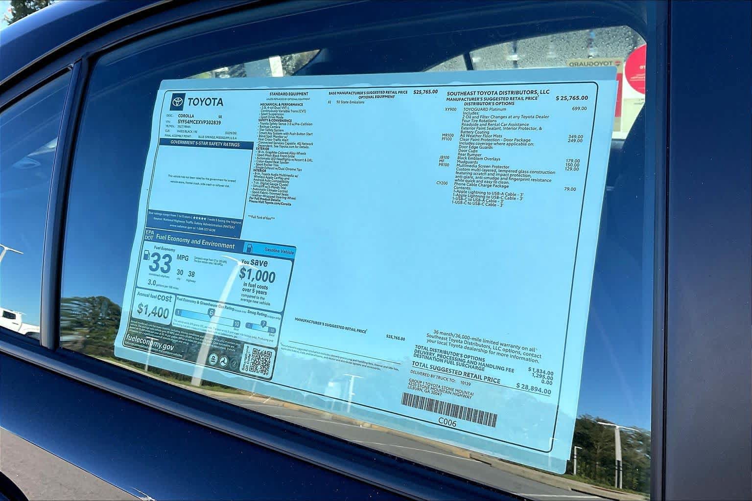 New 2027 Toyota Corolla SE FWD image 20