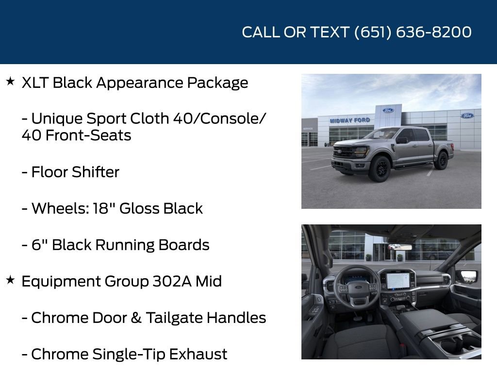 New 2025 Ford F150 XLT w/ Equipment Group 302A MID image 10