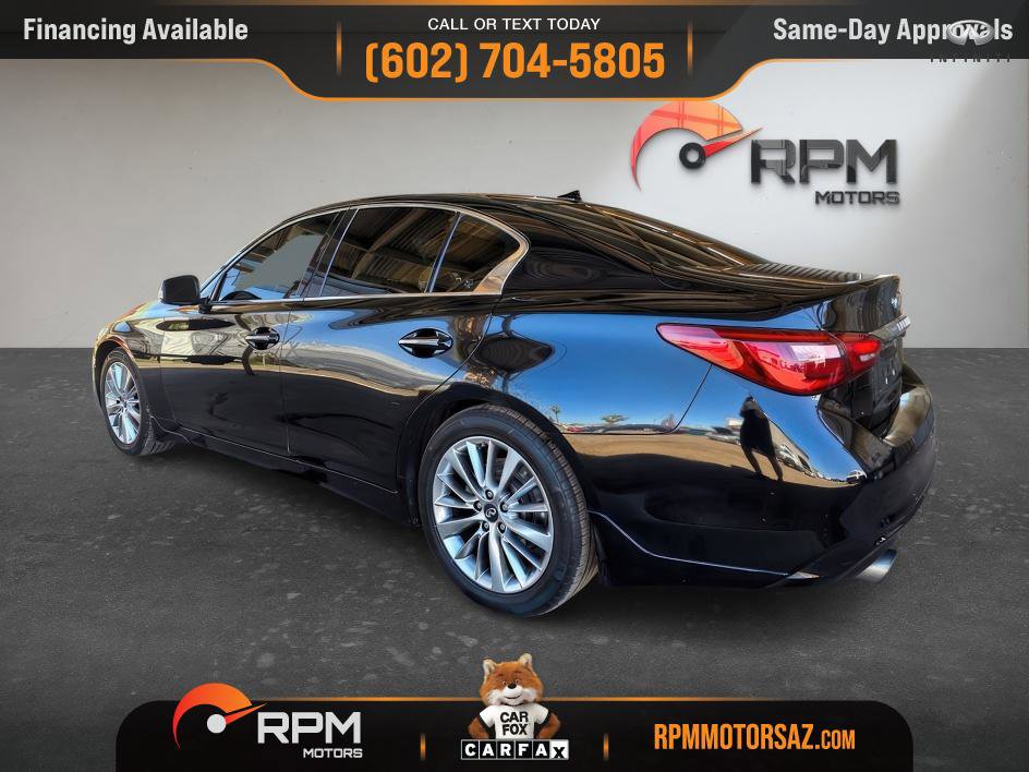 Used 2018 INFINITI Q50 Luxe w/ Cargo Package (L95) RWD image 4