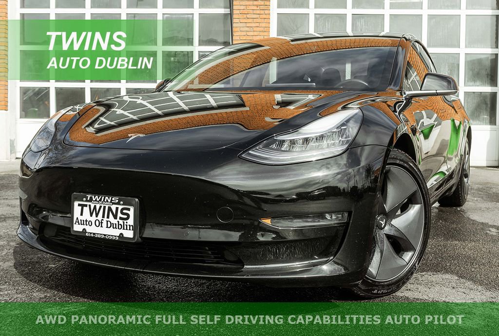 Used 2020 Tesla Model 3 Long Range AWD/4WD image 1