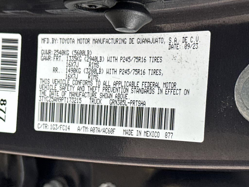 Used 2023 Toyota Tacoma SR5 AWD/4WD image 46