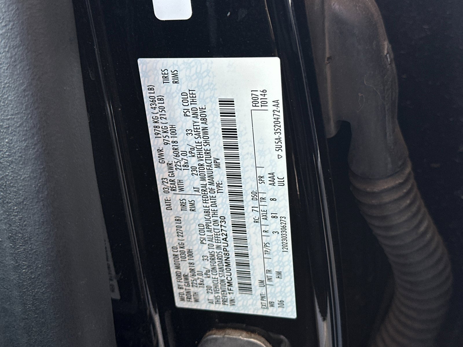 Used 2023 Ford Escape ST-Line image 27