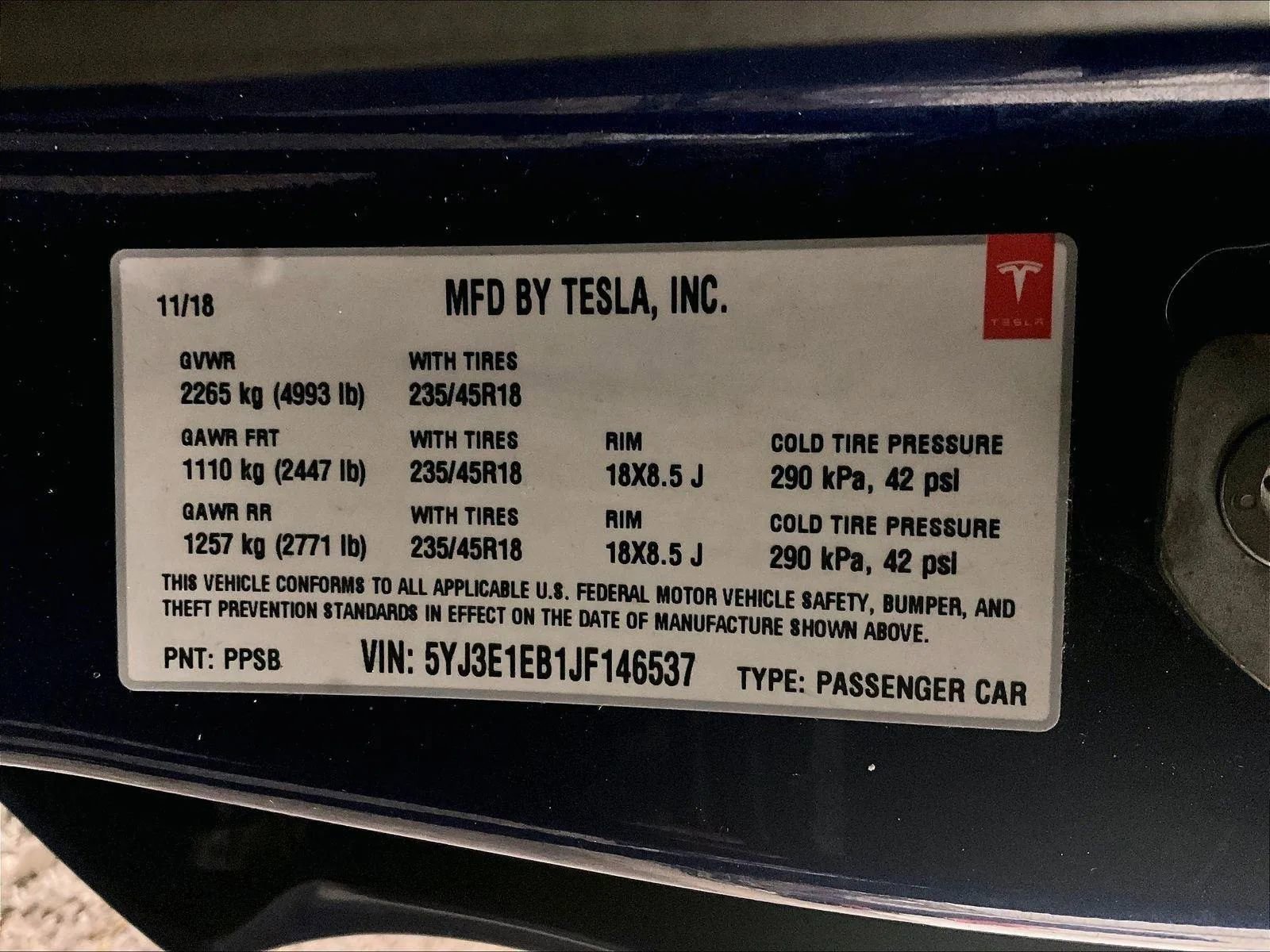 Used 2018 Tesla Model 3 Performance image 32