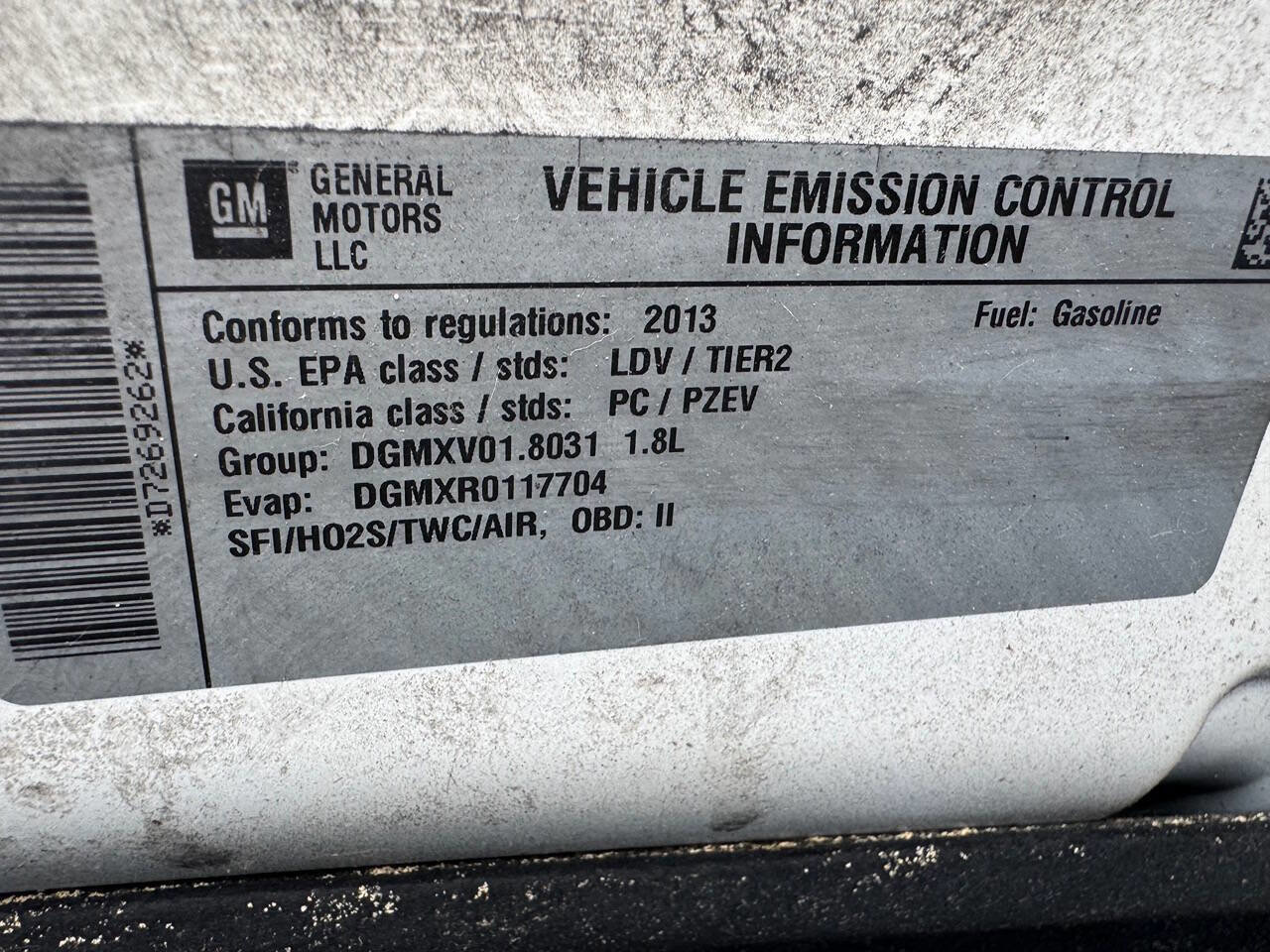 Used 2013 Chevrolet Cruze LS image 14