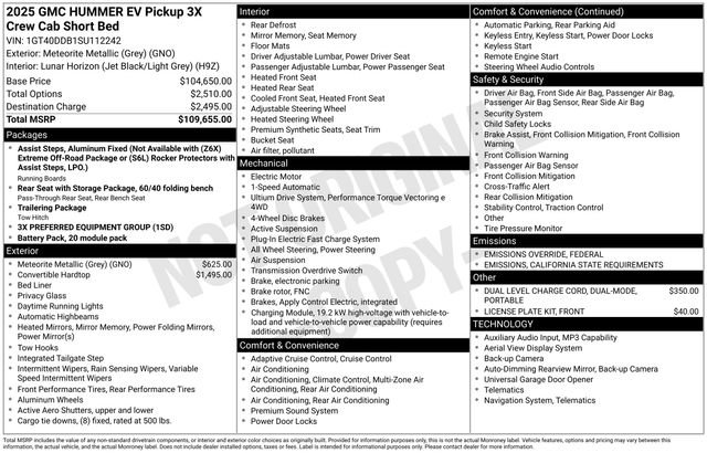New 2025 GMC Hummer EV 3X image 3