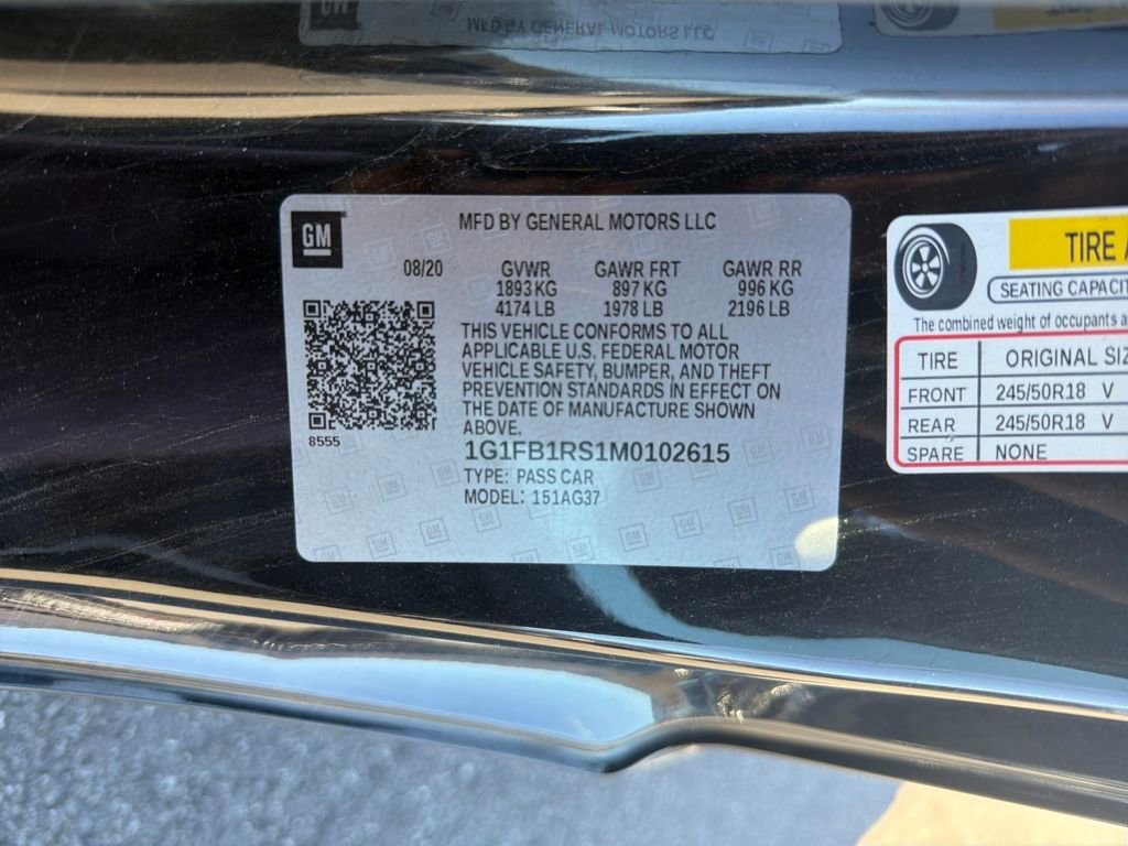 Used 2021 Chevrolet Camaro LT image 36