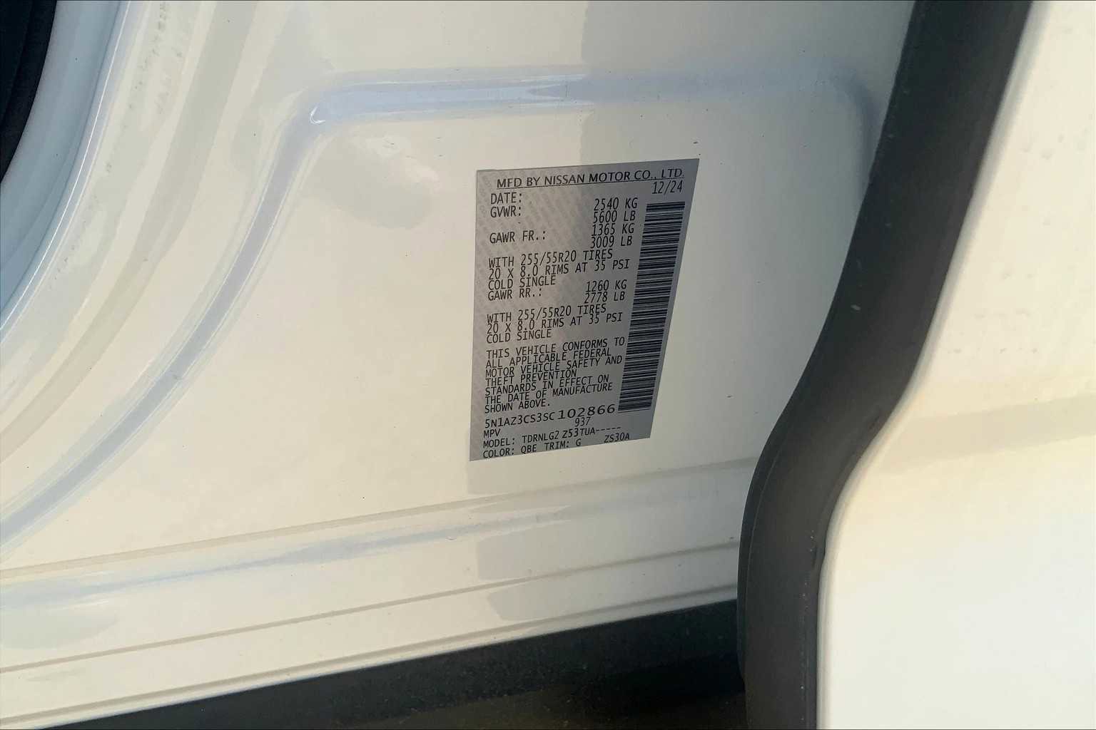 New 2025 Nissan Murano SL AWD/4WD image 16