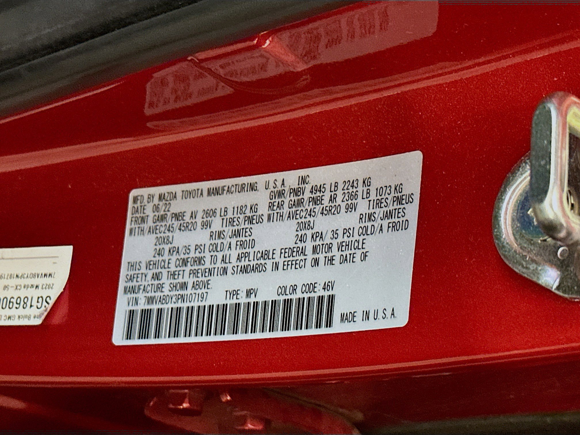 Used 2023 MAZDA CX-50 AWD 2.5 Turbo w/ Premium Pkg image 12