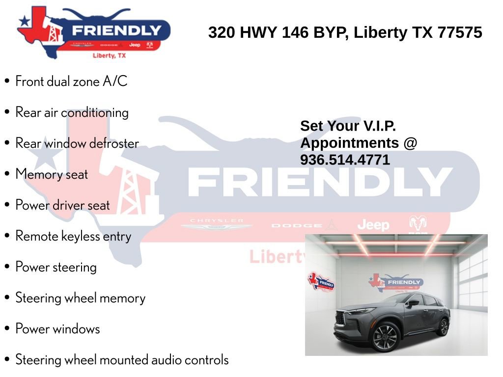 Used 2025 INFINITI QX60 Luxe w/ Vision Package FWD image 10