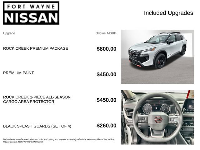 New 2026 Nissan Rogue SV w/ Rock Creek Premium Package AWD/4WD image 4