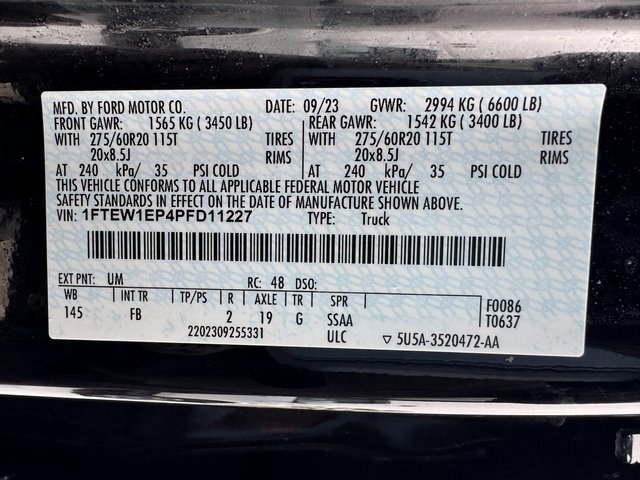 Certified 2023 Ford F150 XLT w/ Equipment Group 302A High image 30