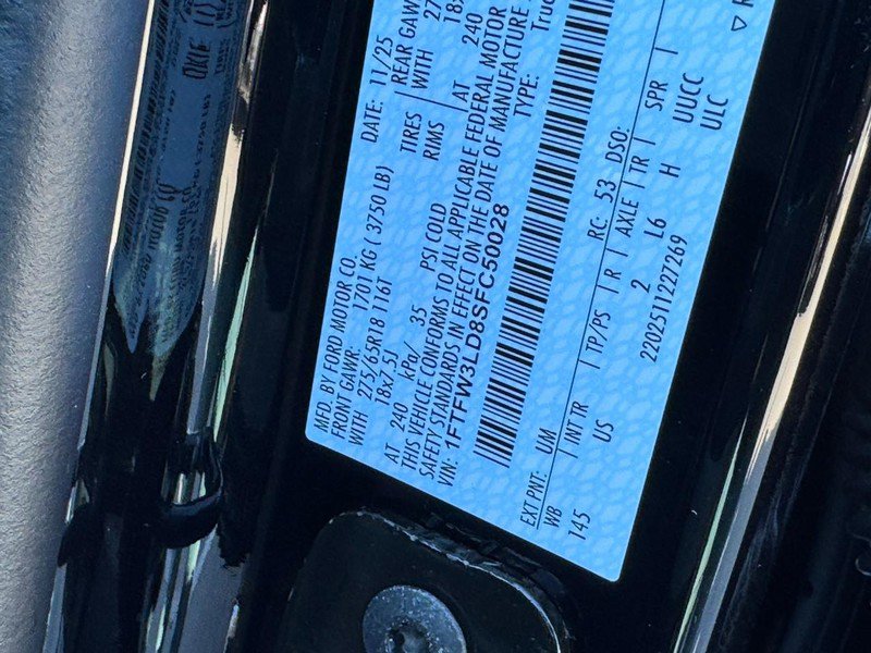 New 2025 Ford F150 XLT w/ Equipment Group 302A MID image 21