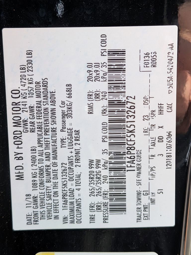 Used 2019 Ford Mustang GT Premium w/ Equipment Group 401A image 34