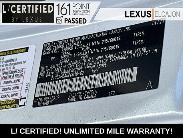 Certified 2023 Lexus RX 350 Premium FWD image 37