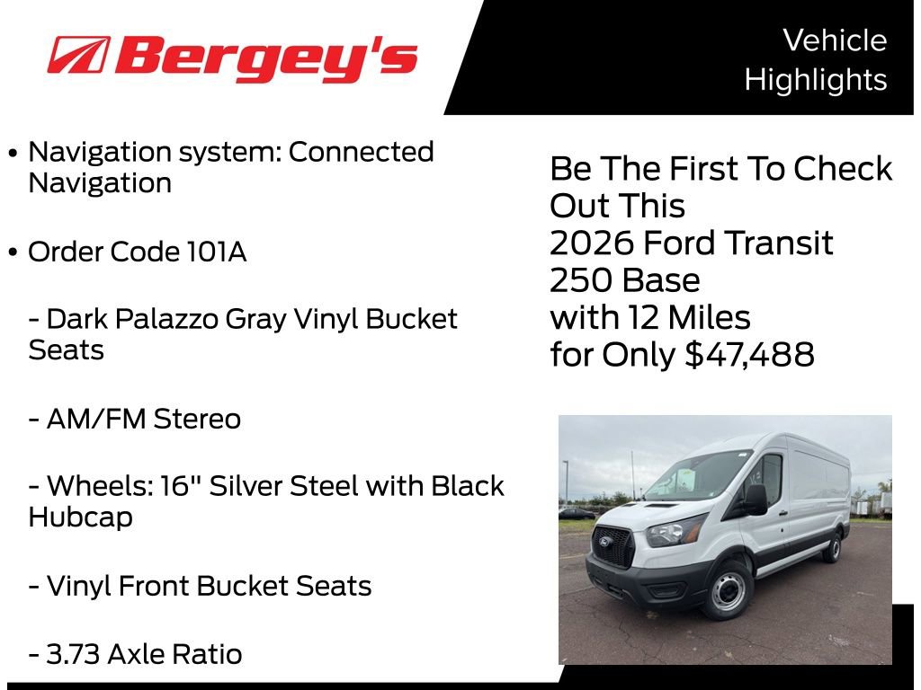 New 2026 Ford Transit 250 148 Medium Roof RWD image 5
