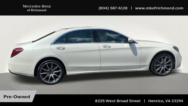 Used 2020 Mercedes-Benz S 560 Sedan w/ AMG Line Exterior image 3