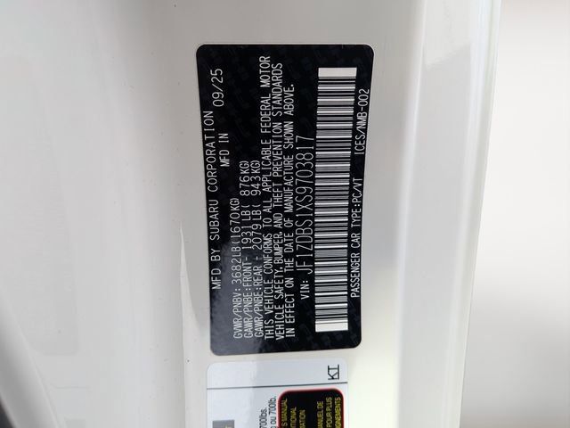 New 2025 Subaru BRZ tS image 29