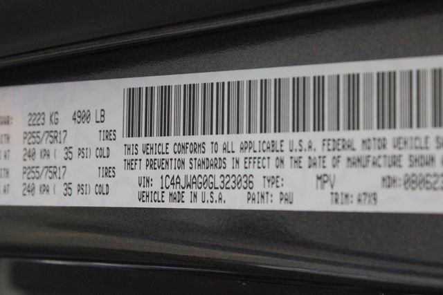 Used 2016 Jeep Wrangler Sport w/ Quick Order Package 24S image 16