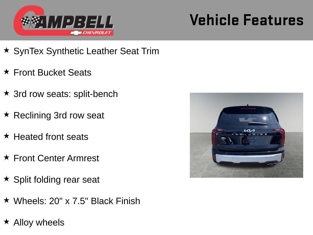Used 2024 Kia Telluride S w/ S Sunroof Package image 21