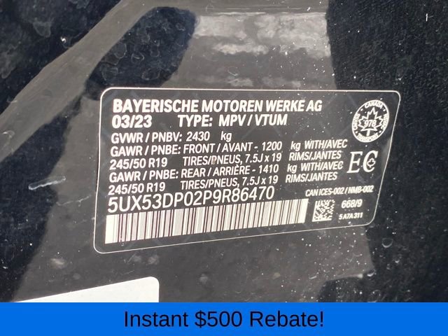 Used 2023 BMW X3 xDrive30i image 26