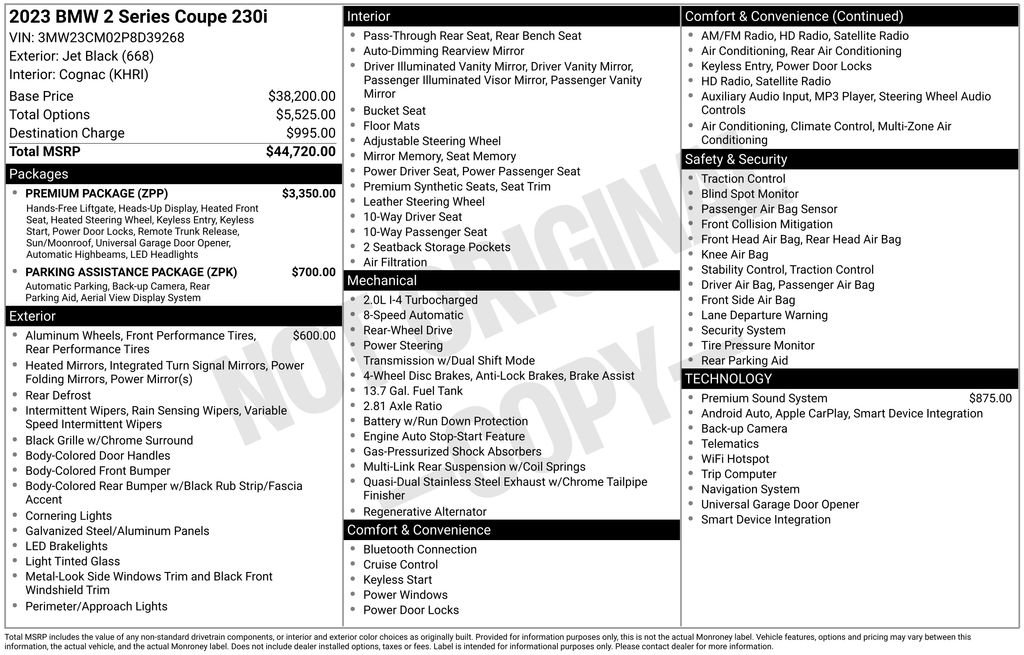 Used 2023 BMW 230i 230i w/ Premium Package image 2